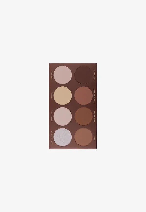 Контурная палетка 8 оттенков Prime Contour Palette Essential Contouring Shades Vol.1 Luvia Cosmetics 26.4 г — фото 3
