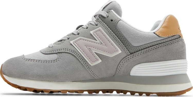 Кроссовки New Balance Wmns 574 'Tencel - Steel Rose Water', серый — фото 4