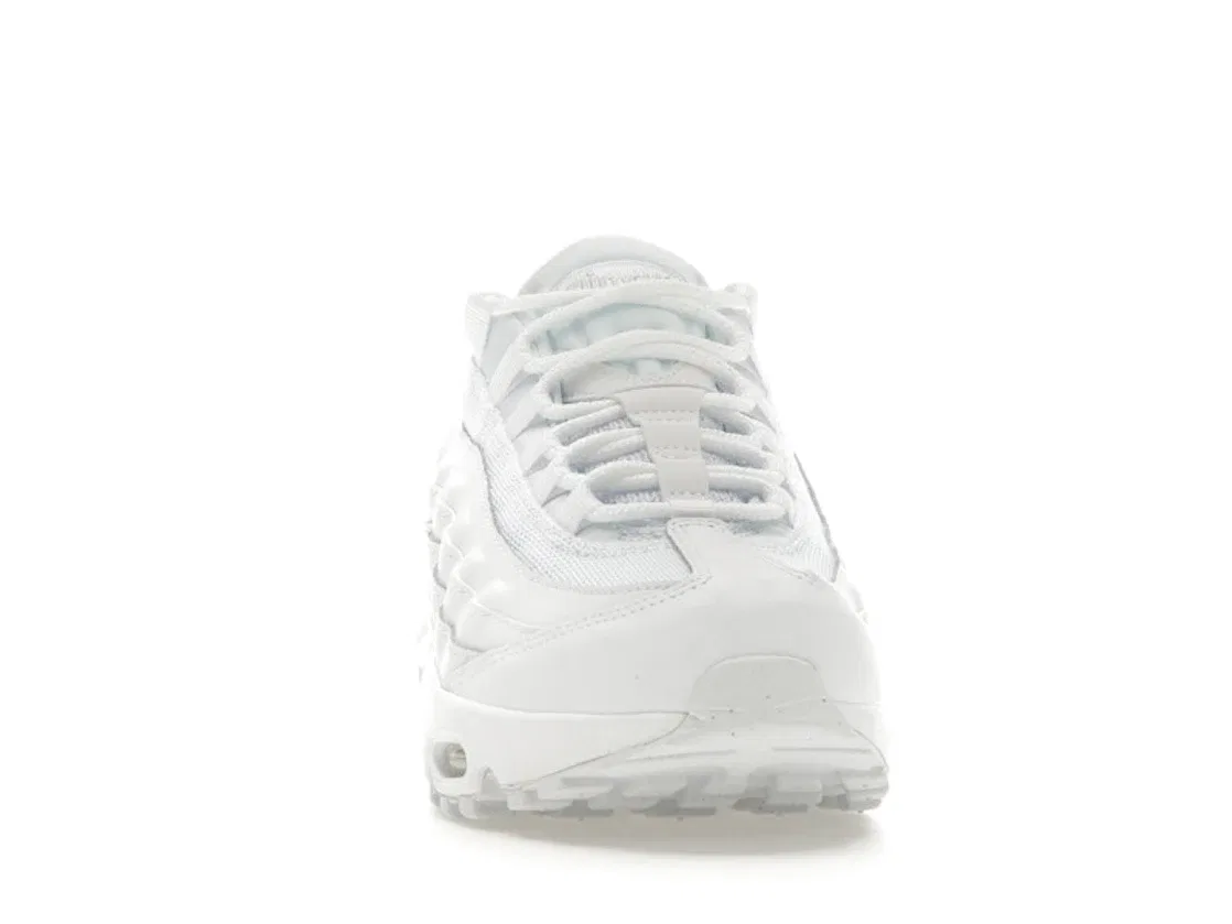 Детские кроссовки Lifestyle с оригинальным дизайном Nike Air Max 95 Recraft, White/White-White-White — фото 2
