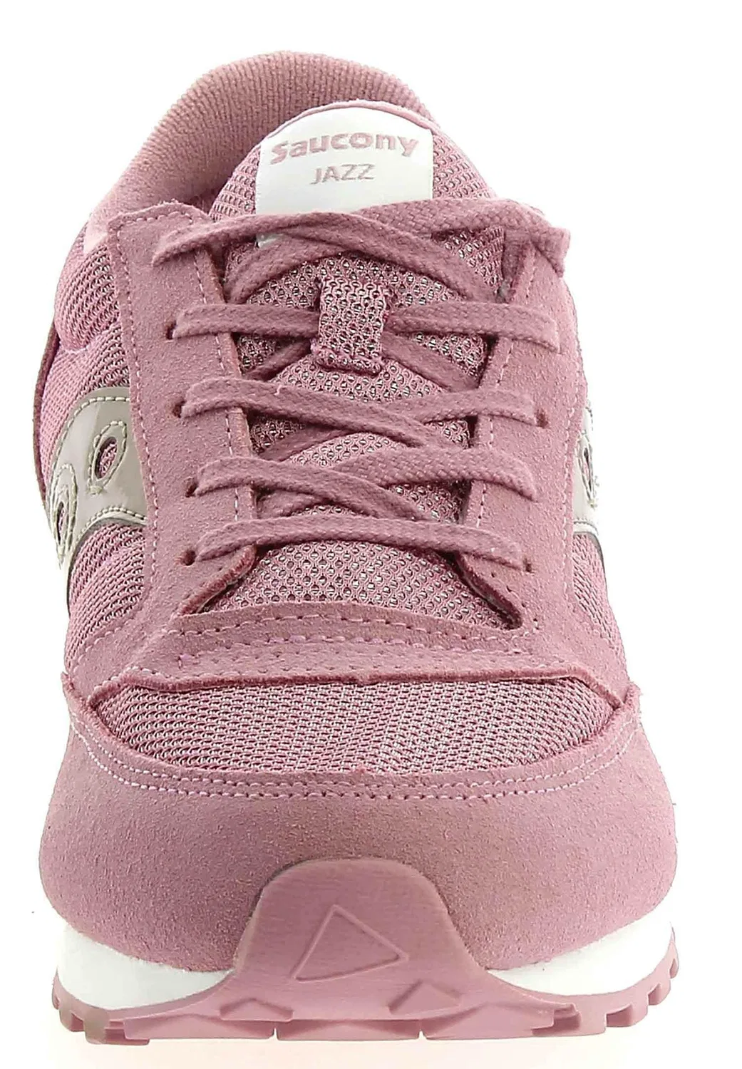 Детские кроссовки для девочек из замши и нейлона Jazz Saucony, Pink — фото 4