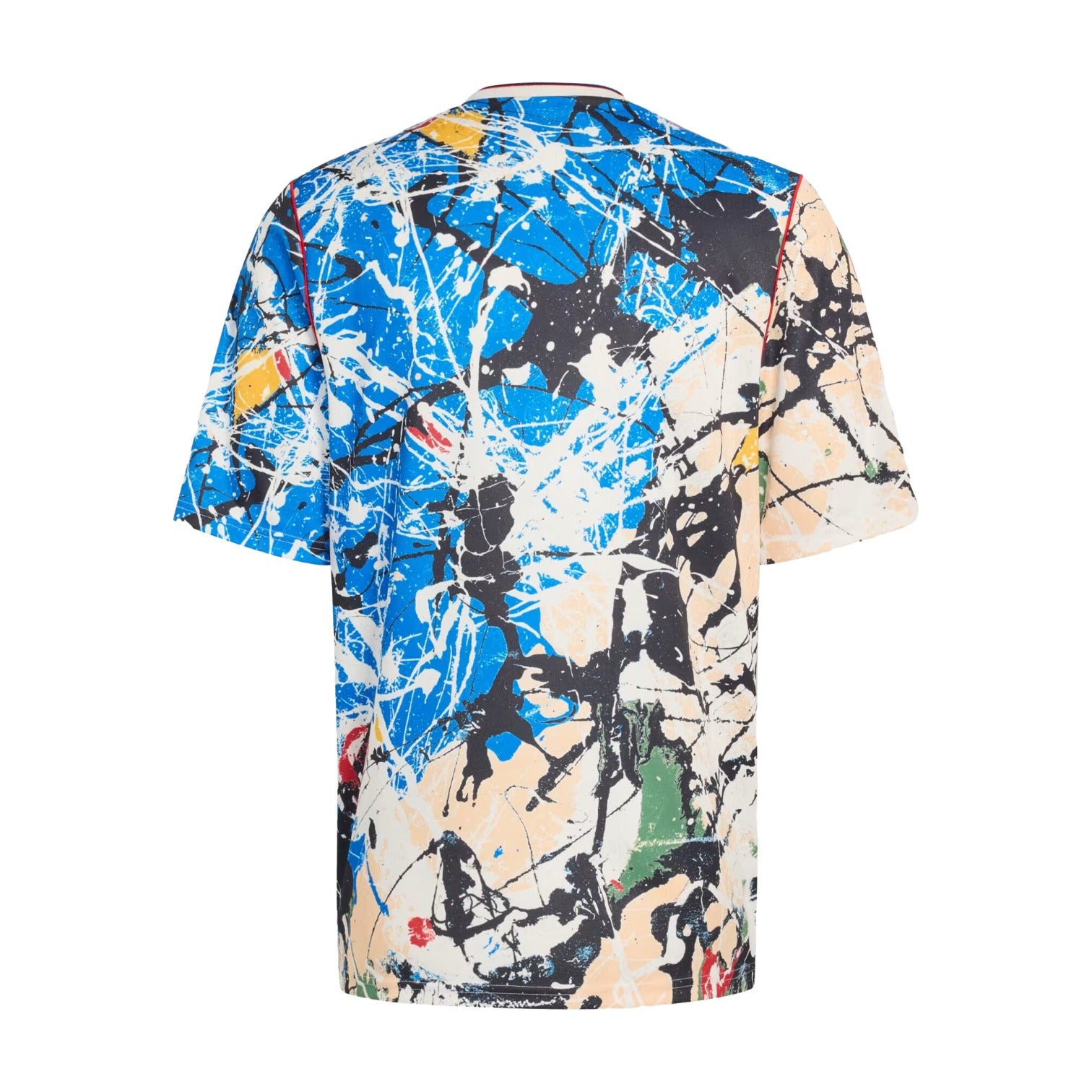 Футболка Adidas Manchester United x Stone Roses, азиатский размер, цвет «Черный с разноцветными вставками» — фото 2