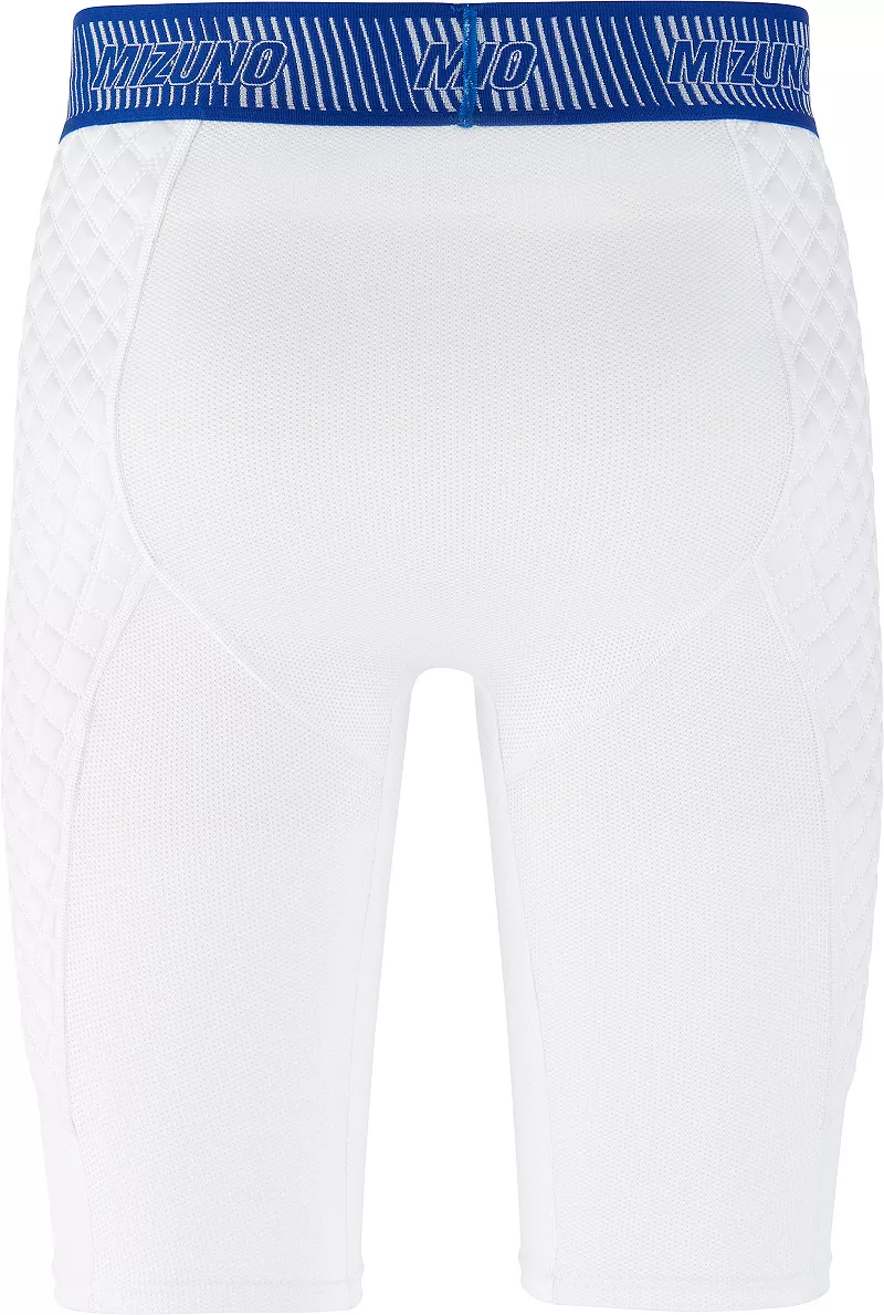 

Мужские шорты-скользящие с мягкой подкладкой Mizuno Diamond Elite, белый