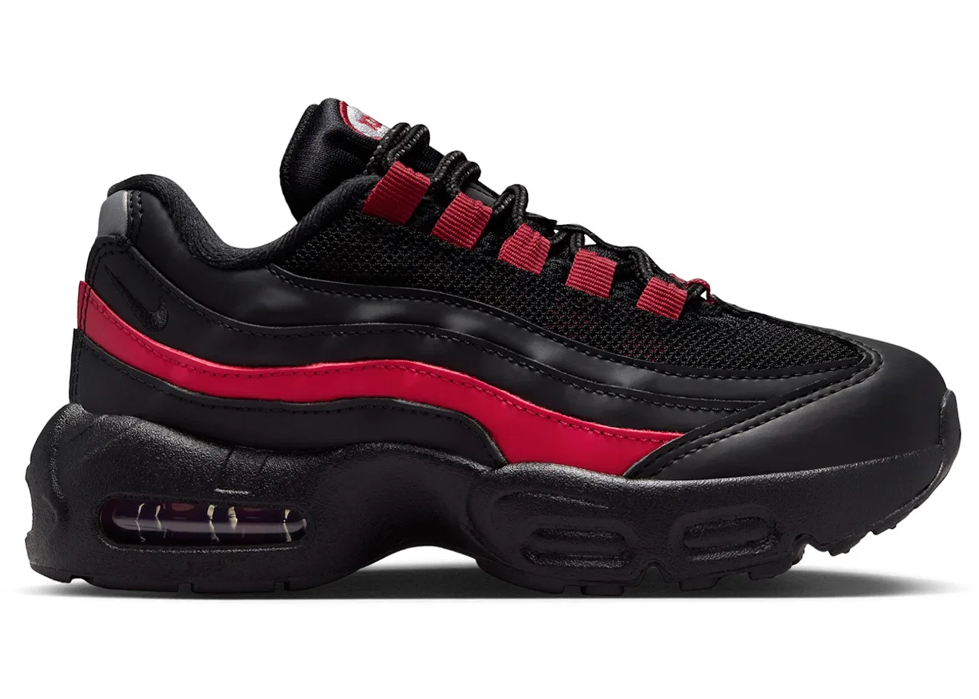 Детские кроссовки Lifestyle Nike Air Max 95 Recraft, Black/Team Crimson/Wolf Grey/Black