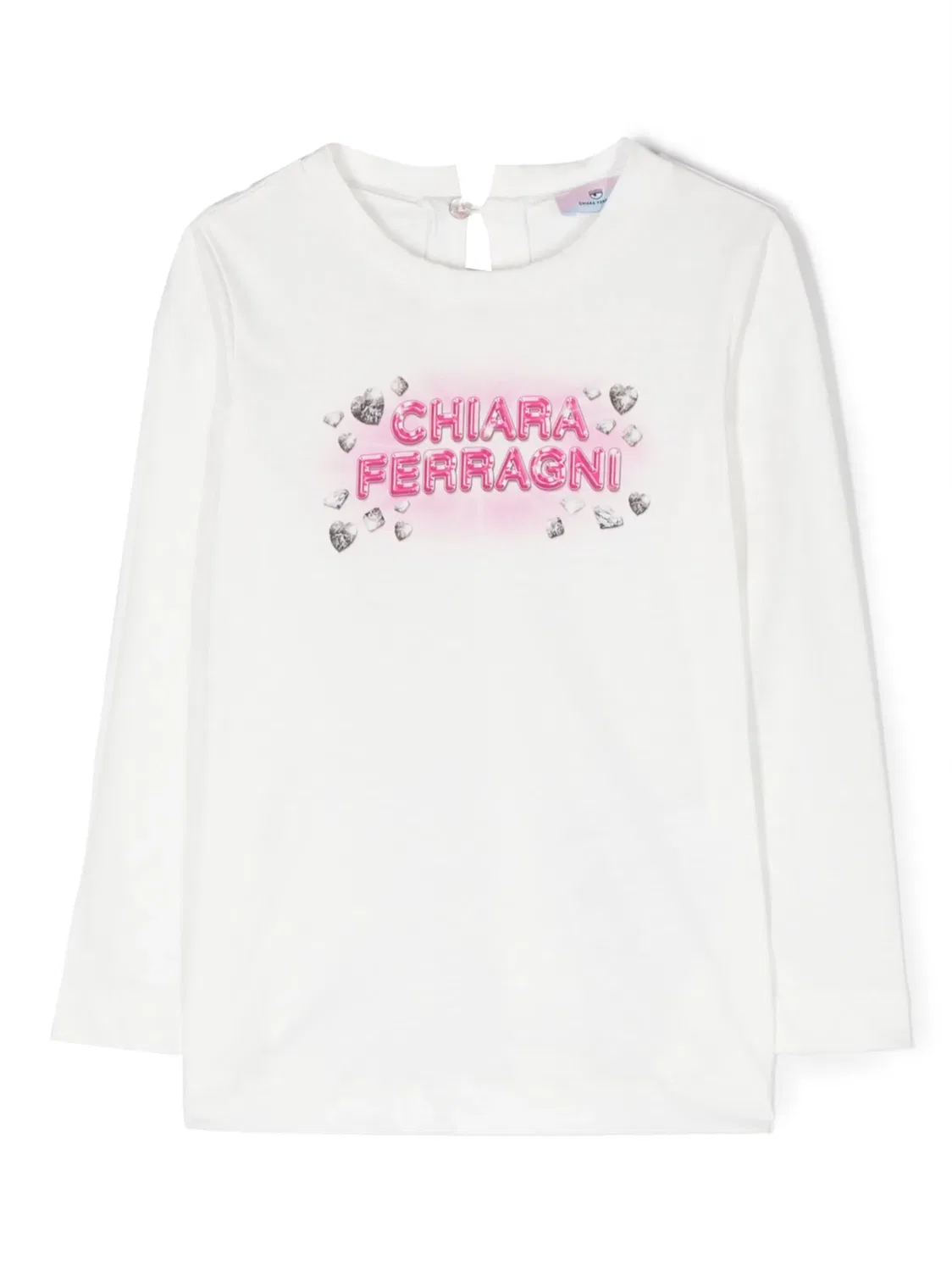 Chiara Ferragni Свитшот с Логотипом и Принтом Сердца