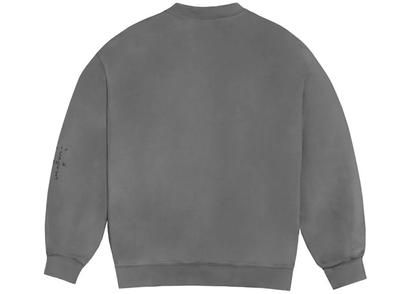Детский свитшот с принтом Youth Crewneck Travis Scott, Washed Grey — фото 2