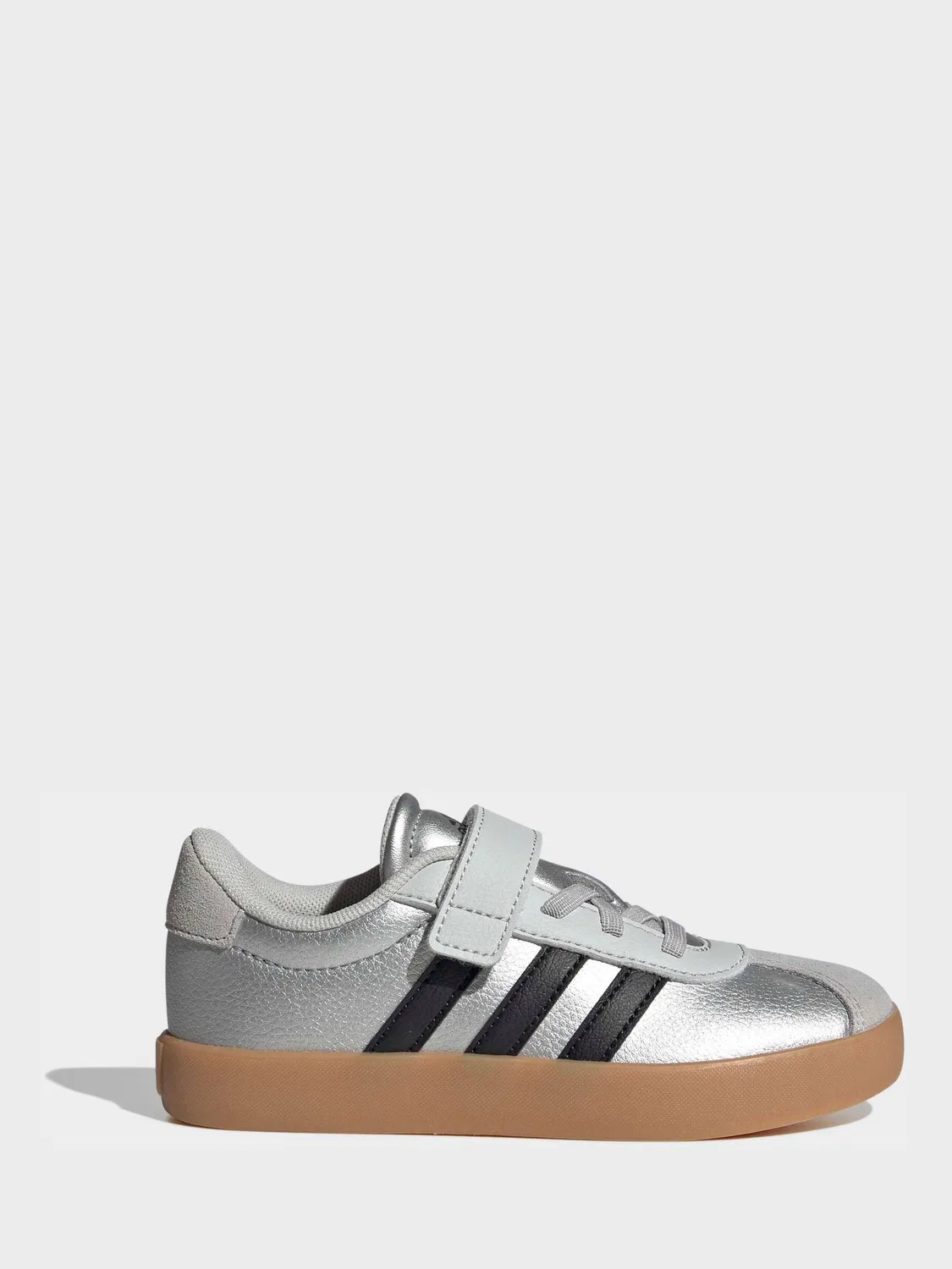 Кроссовки adidas VL Court 3.0, серые — фото 3