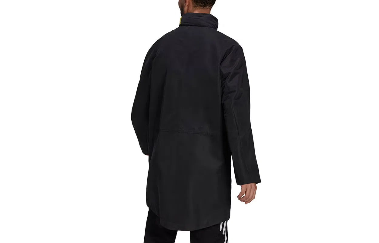 Куртка утепленная с воротником-стойкой M Parka Adidas, черная — фото 2