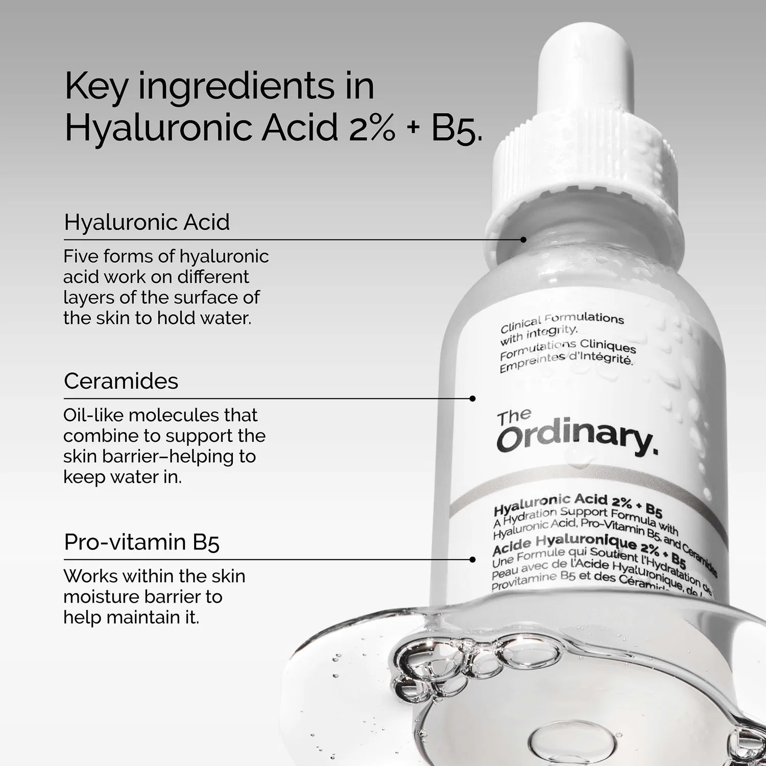 Набор сывороток для лица с гиалуроновой кислотой Hyaluronic Acid 2% + B5 Duo, The Ordinary — фото 2