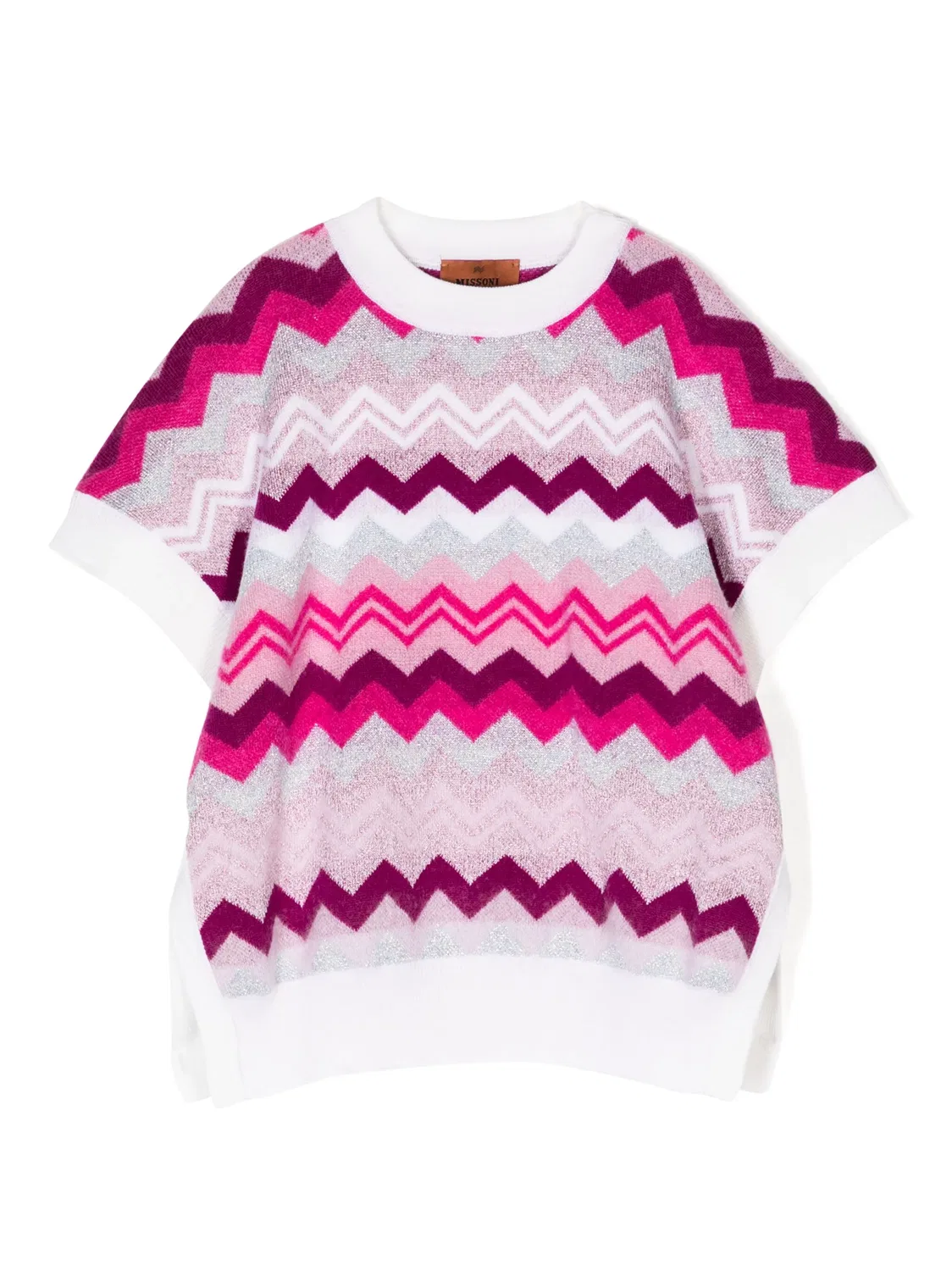 Топ с узором зигзагом Missoni, розовый