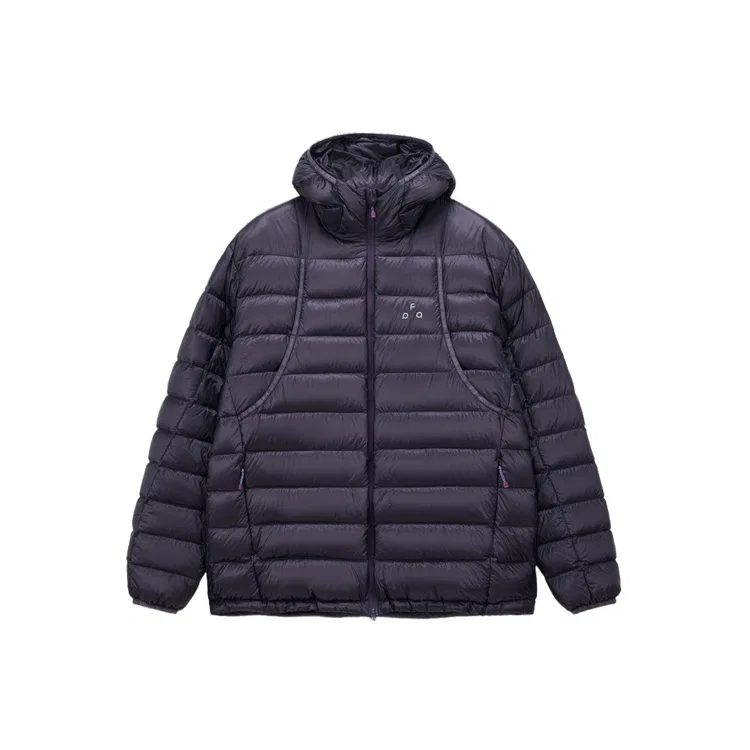 Детский пуховик с капюшоном легкий FPA, Dark Purple