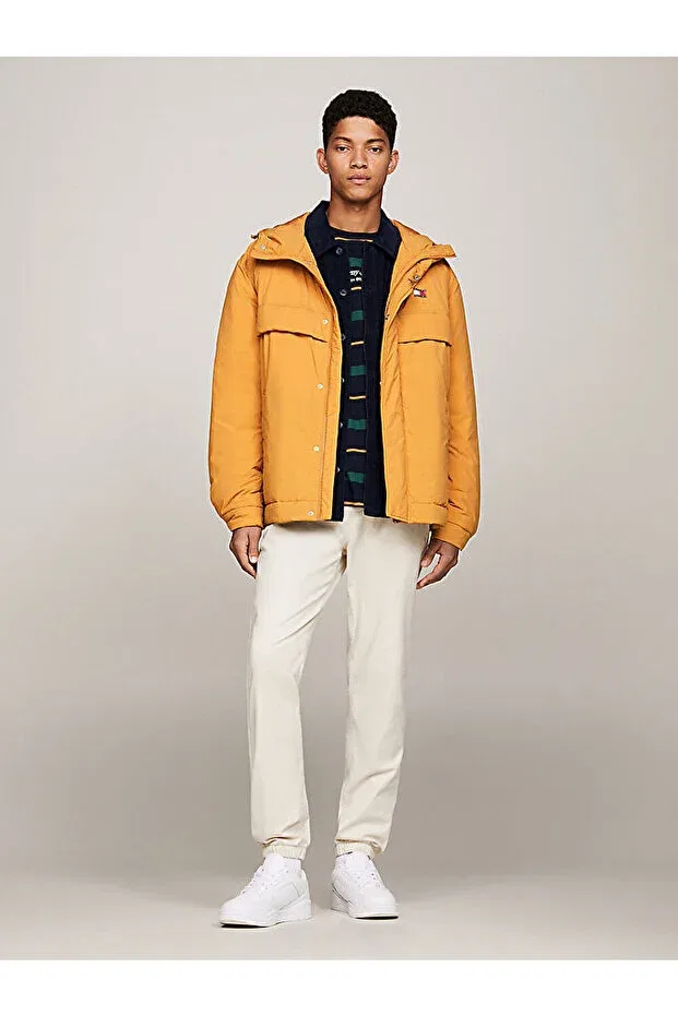 Мужская ветровка oversize с капюшоном Tommy Hilfiger, Yellow — фото 3