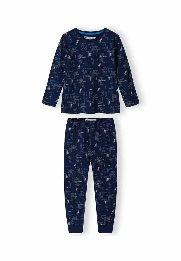 Комплект из 2 предметов, хлопок, 2 pack set Minoti, Navy, темно-синий — фото 4