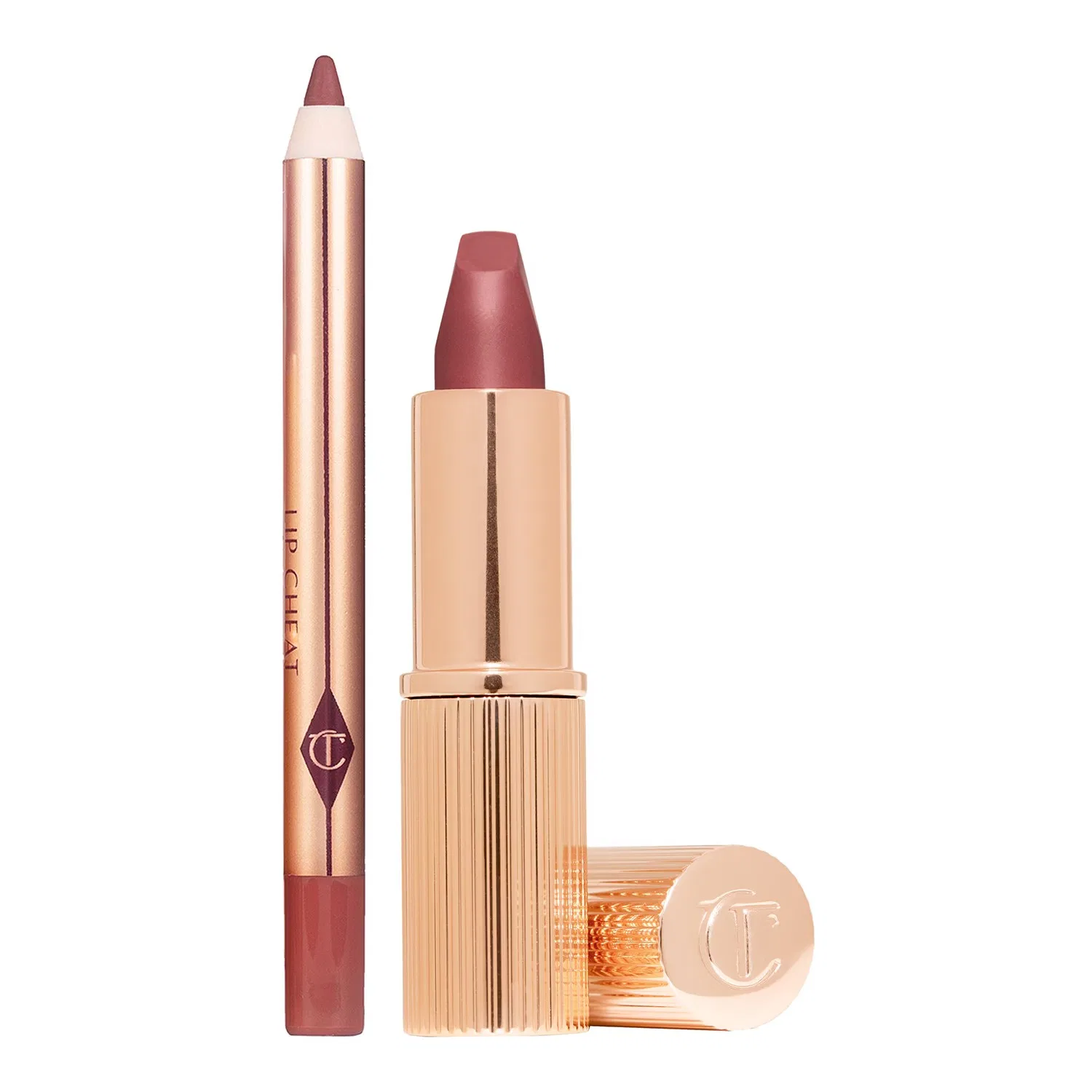 Набор для губ с карандашом и помадой, мини-дуэт, CHARLOTTE TILBURY, Pillow Talk Fair — фото 2