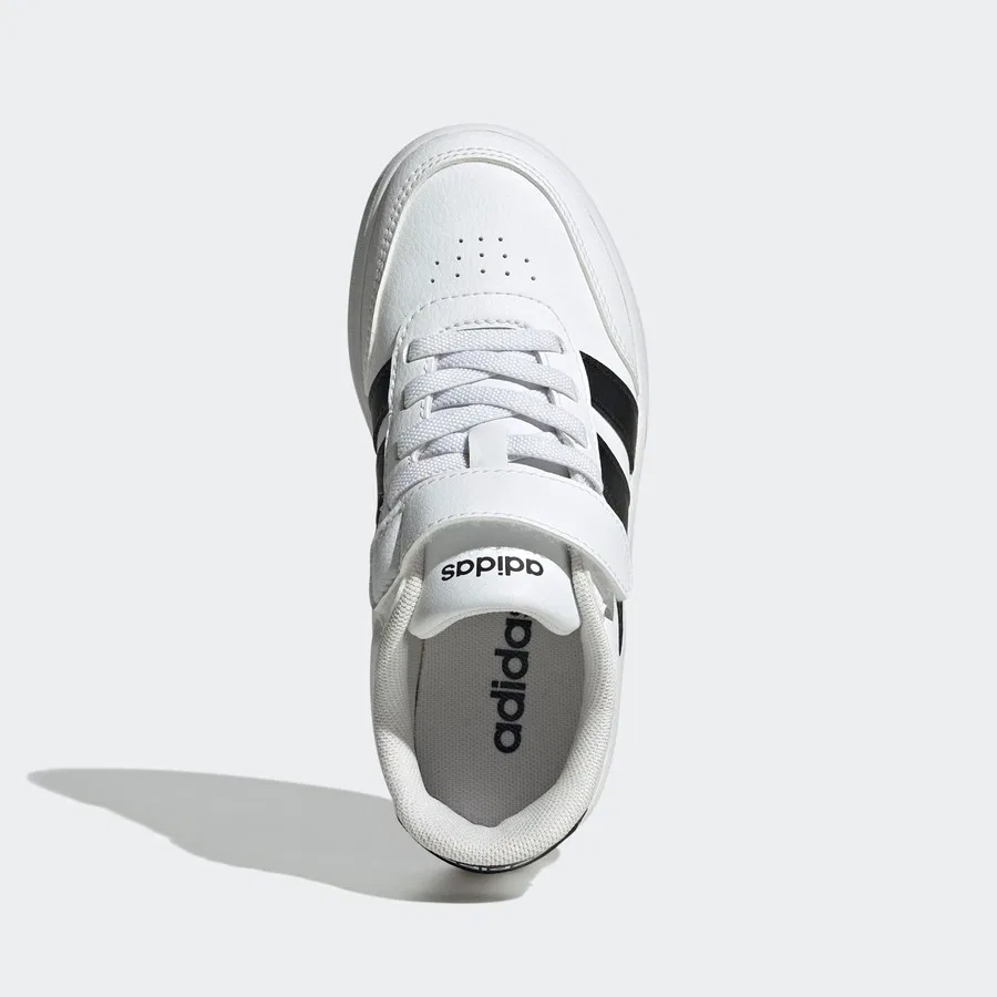 Детские спортивные кроссовки с закрытой пяткой Sportswear Breaknet 3.0 adidas, Бело-черный — фото 3
