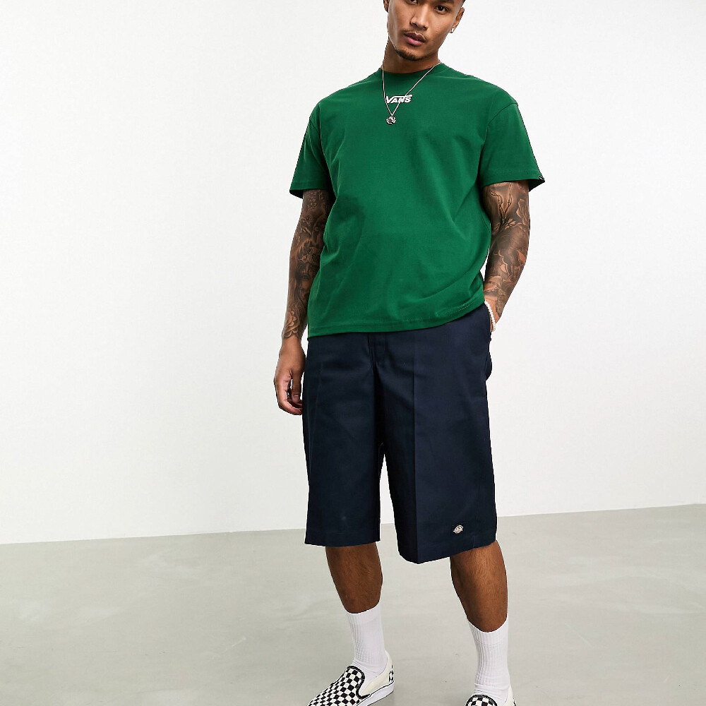 

Футболка Vans central logo oversize, зеленый