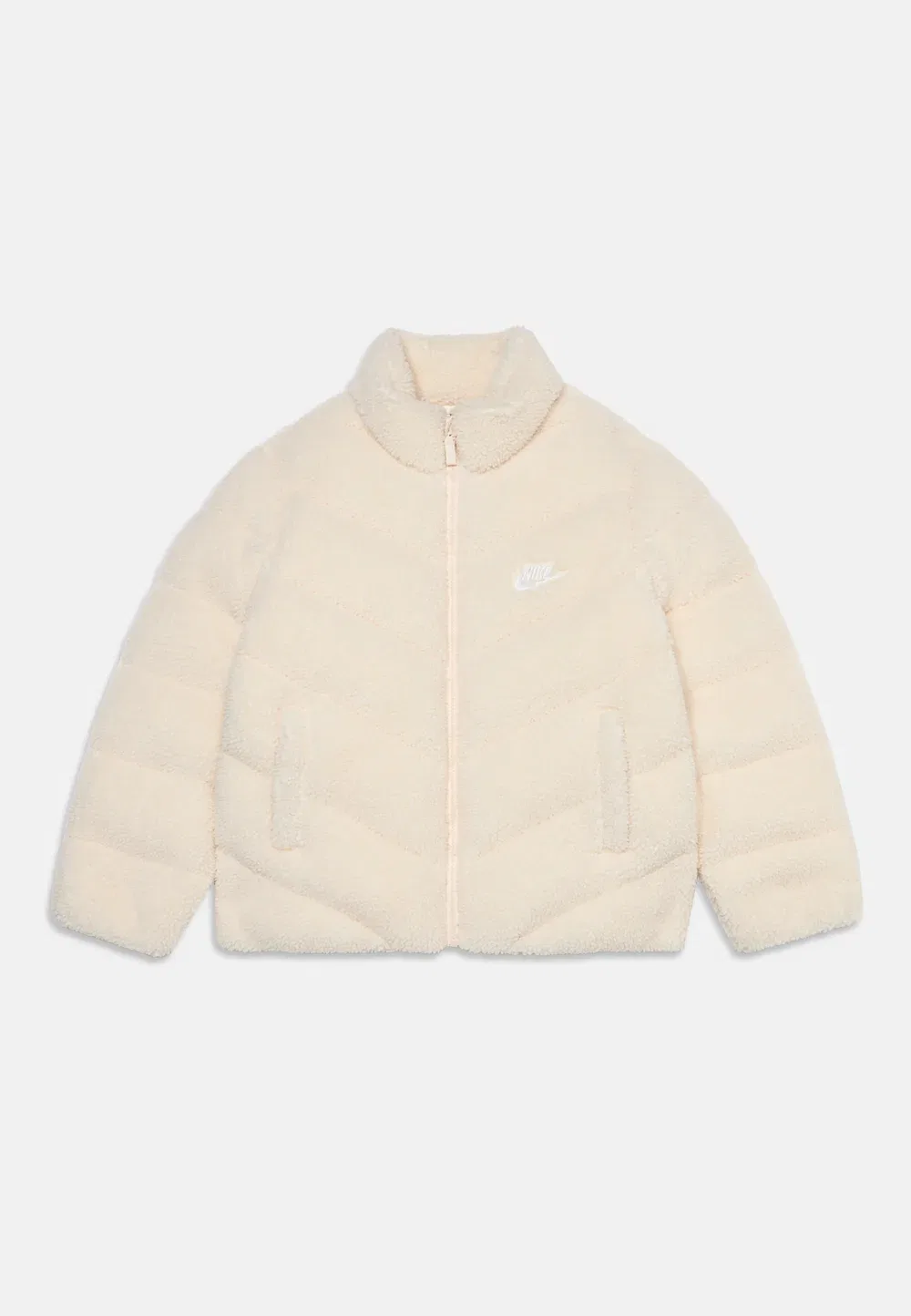 Пуховик унисекс - флисовая куртка Nike Sportswear, Chalk