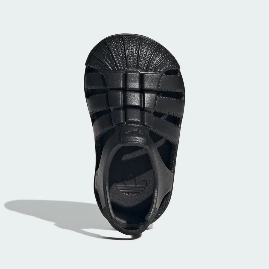Сандалии с закрытым мысом Superstar Kids adidas, Черный — фото 4