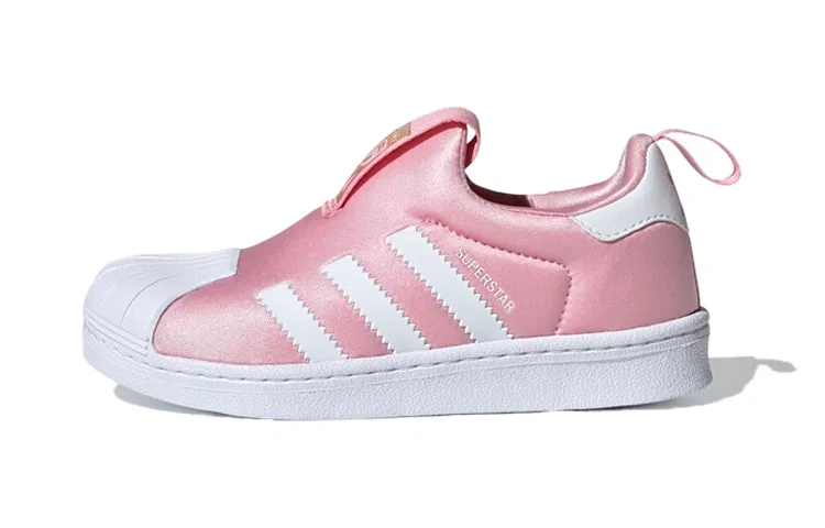 Детские кроссовки для скейтбординга с сетчатым верхом Superstar 360 Mesh Adidas Originals, White Pink