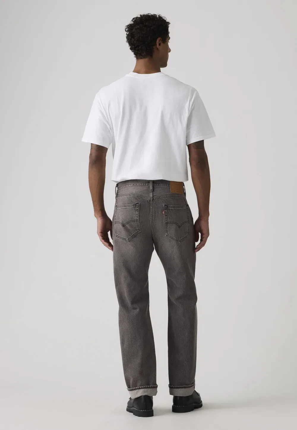 Джинсы прямого кроя 501 свободного кроя Levi'S, Black Ash Selv — фото 3