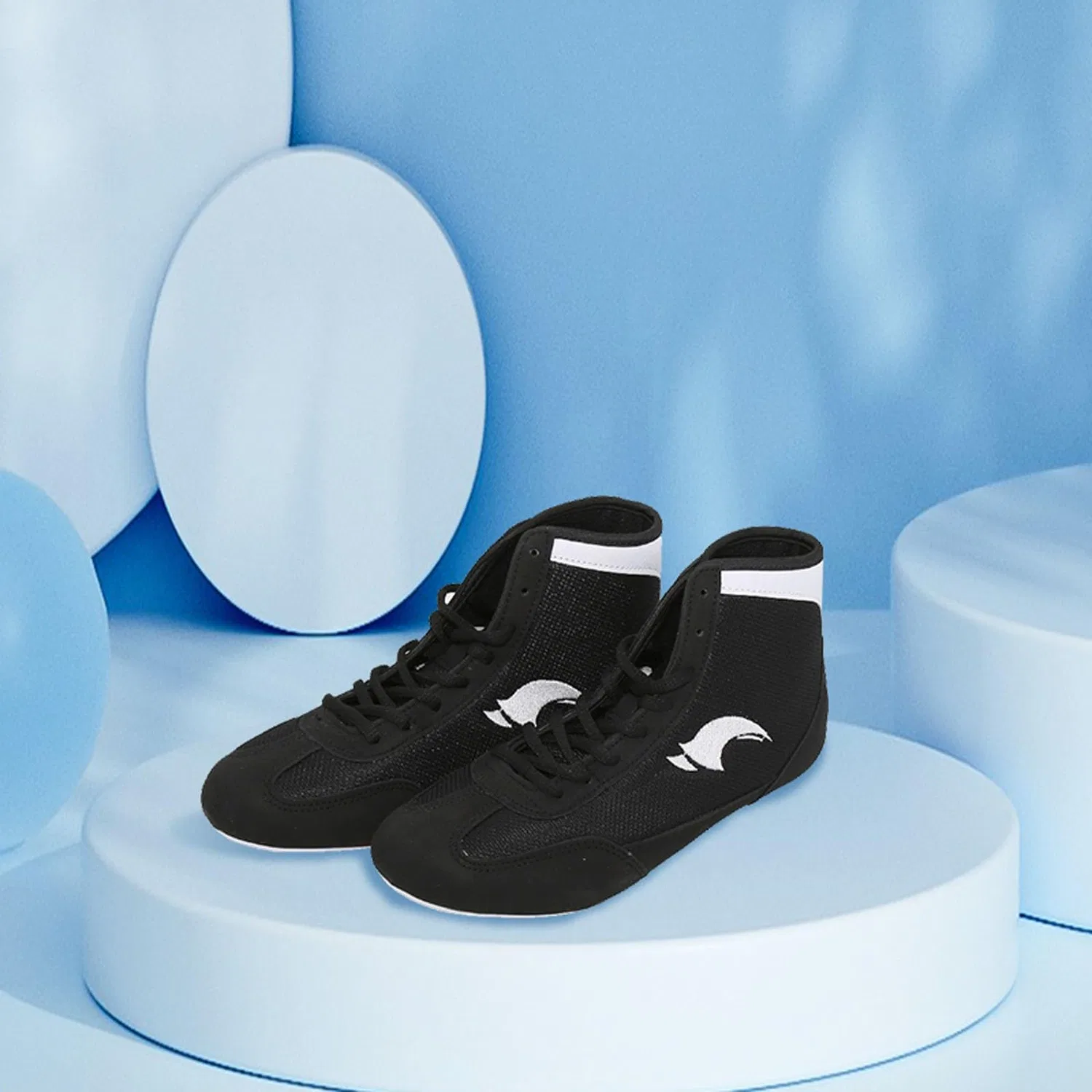 Детские боксерские кроссовки для мальчиков с принтом, Offerte Lampo Surttan, Black — фото 3