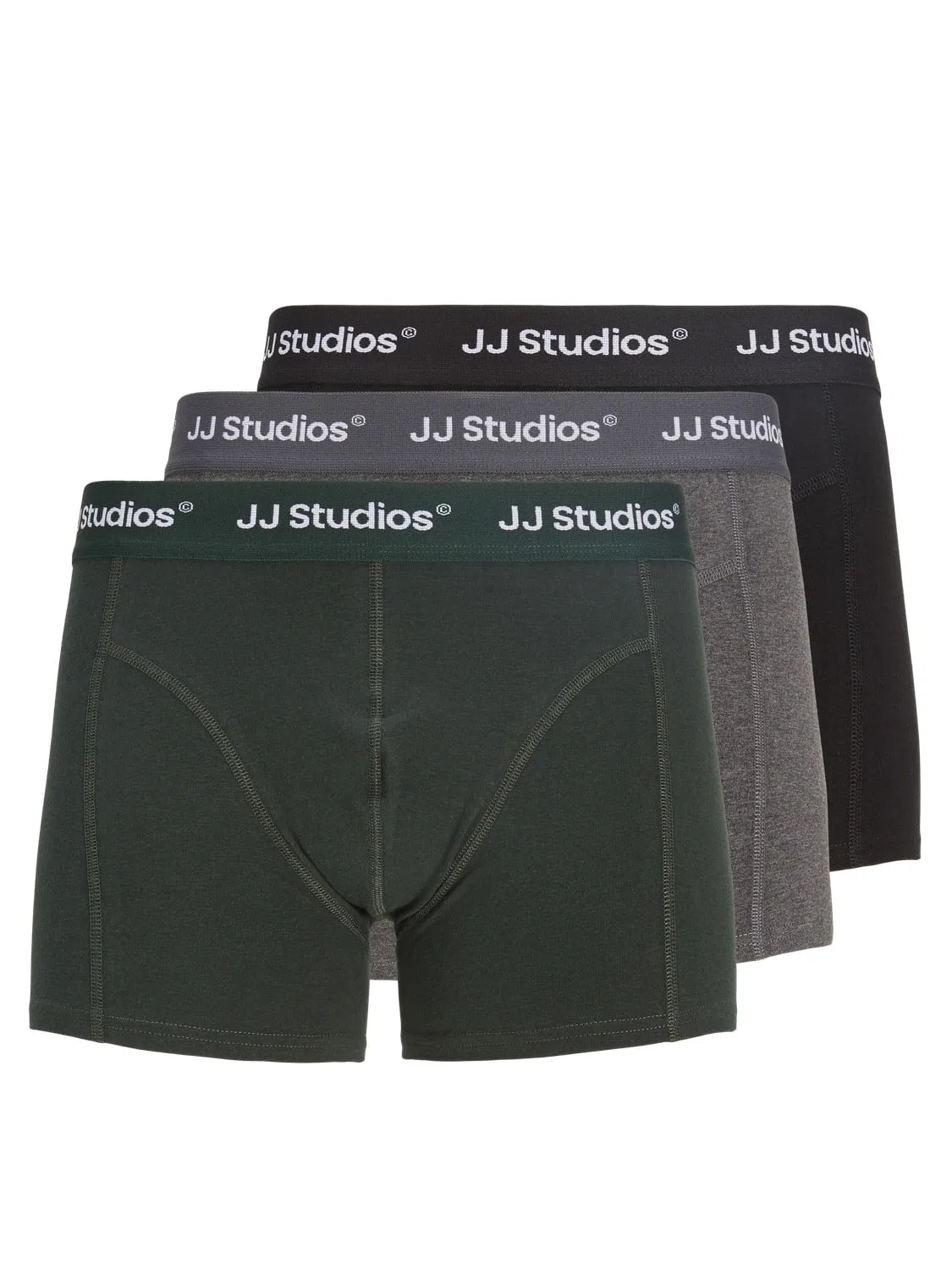 Боксеры комплект 3 шт JACSOHO SOLID TRUNKS JNR Jack & Jones Junior, черный