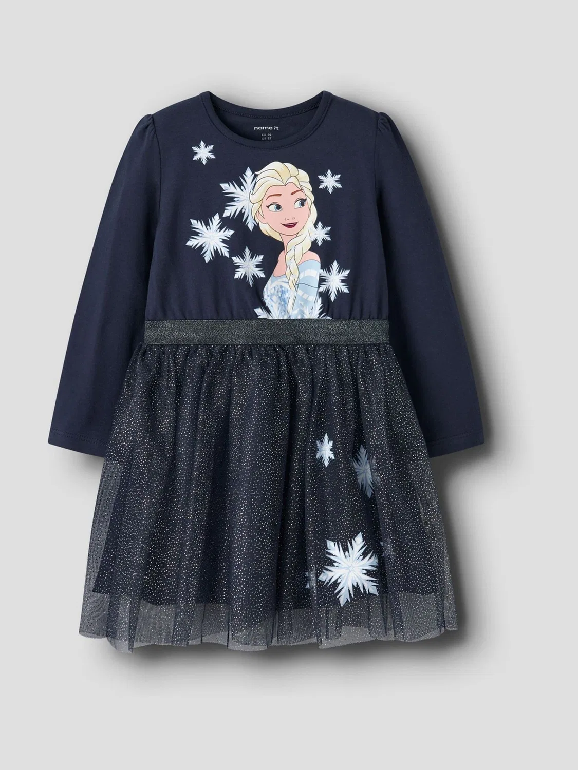 Платье с блестками Disney Frozen Name It, Navy Sparkle