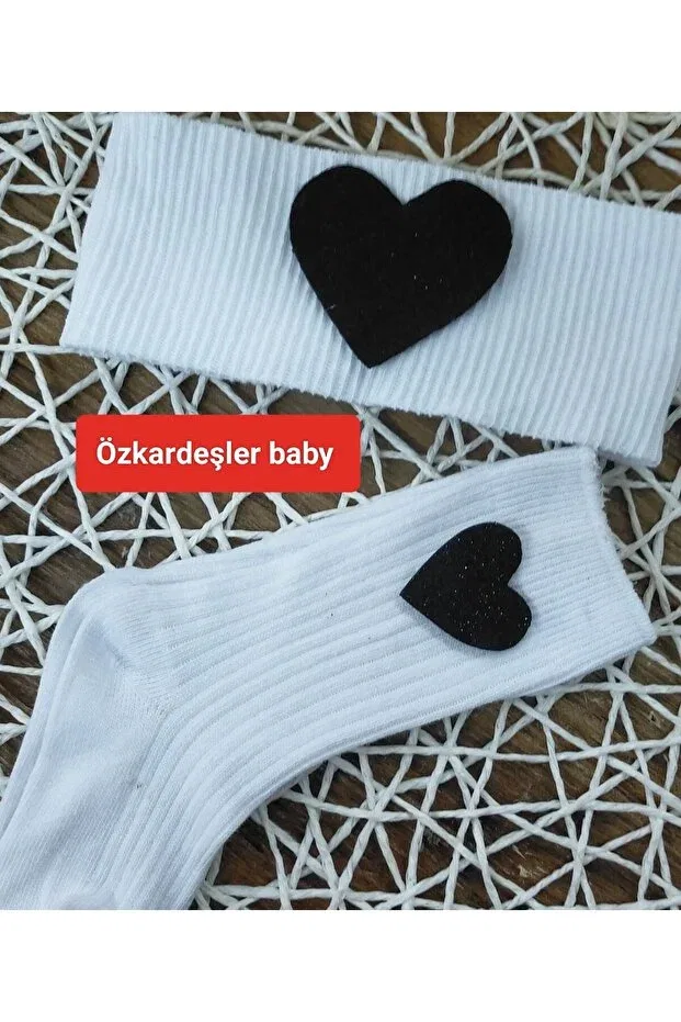 Детский комплект носков и банданы для новорожденных Özkardeşler Baby, White