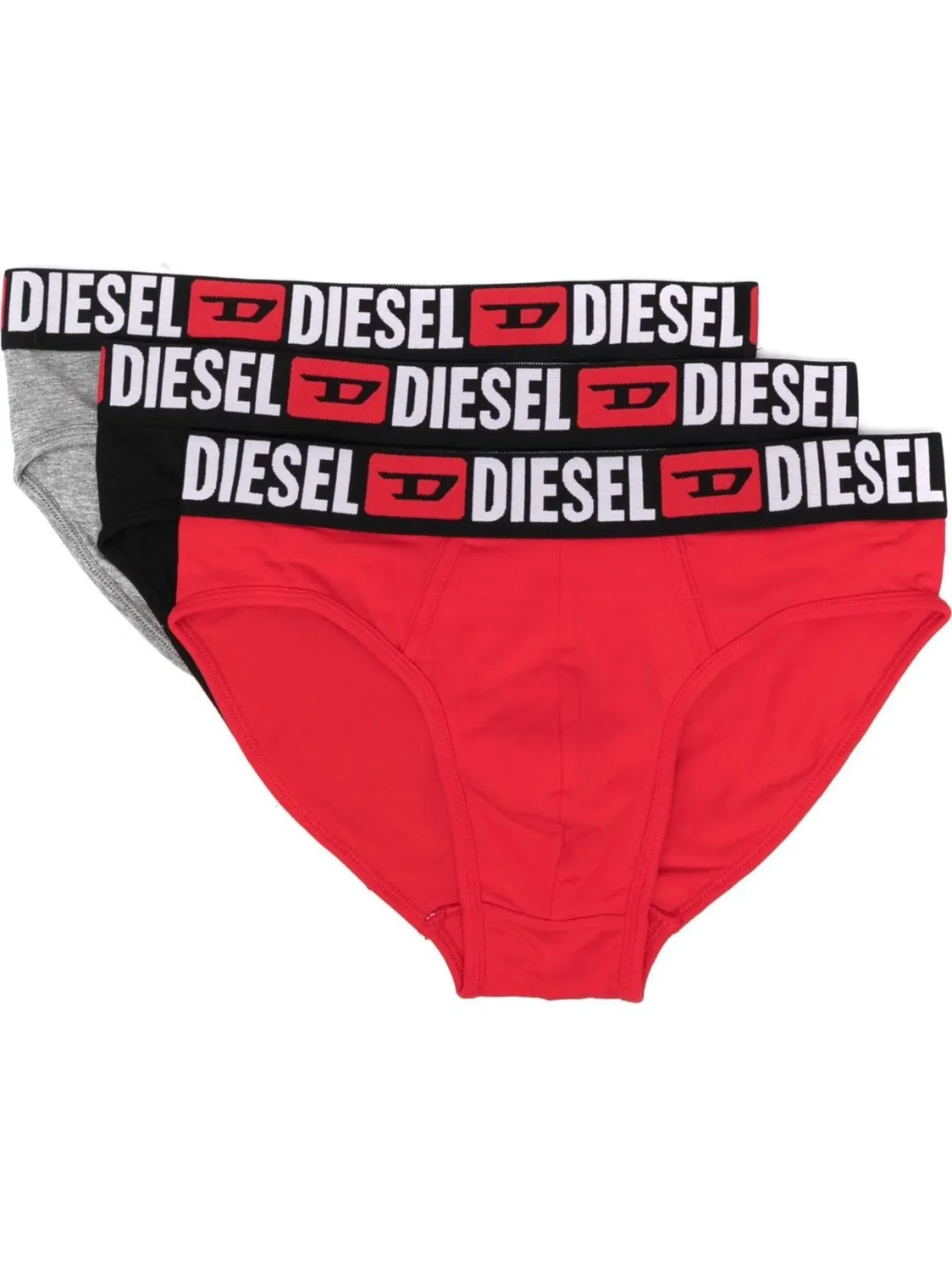 Diesel Трусы-брифы Umbr-Andre, черные (3 шт.)