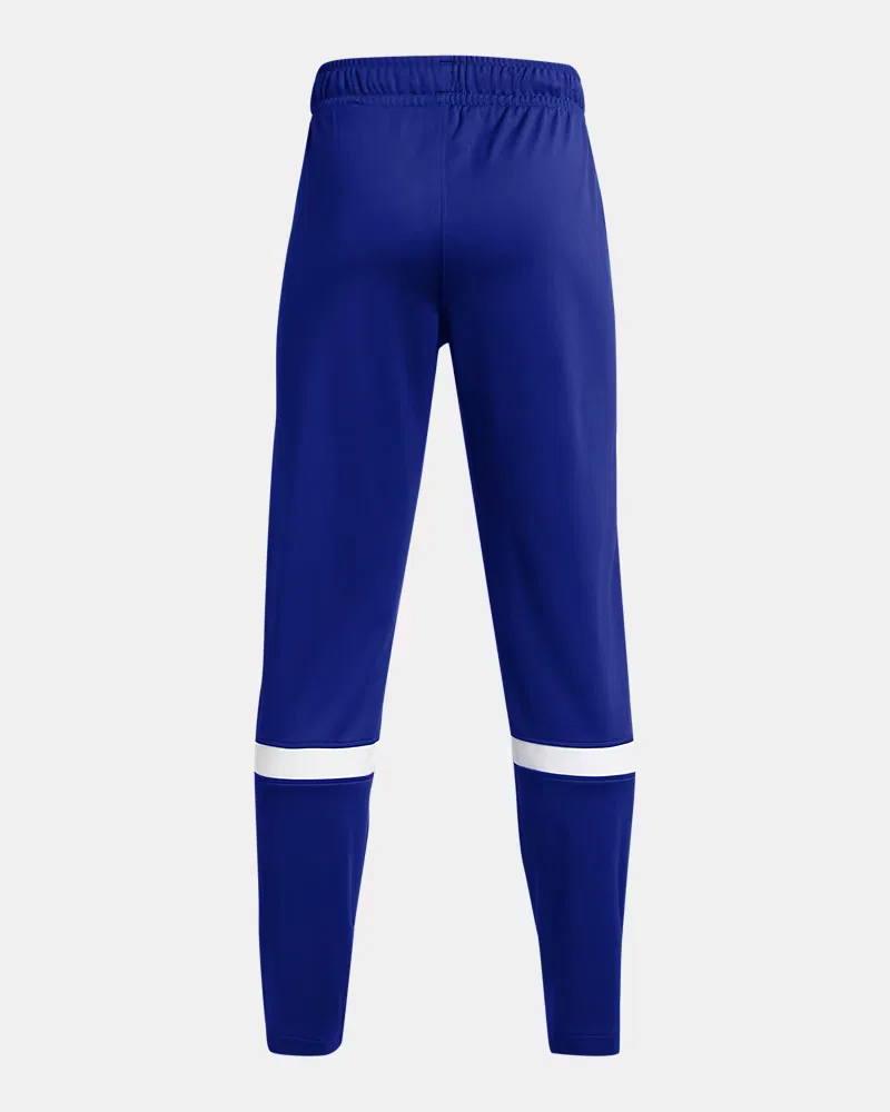 Спортивные штаны для мальчиков 63,5 см с молниями на щиколотках UA Knit Team UnderArmour, Royal/White — фото 2