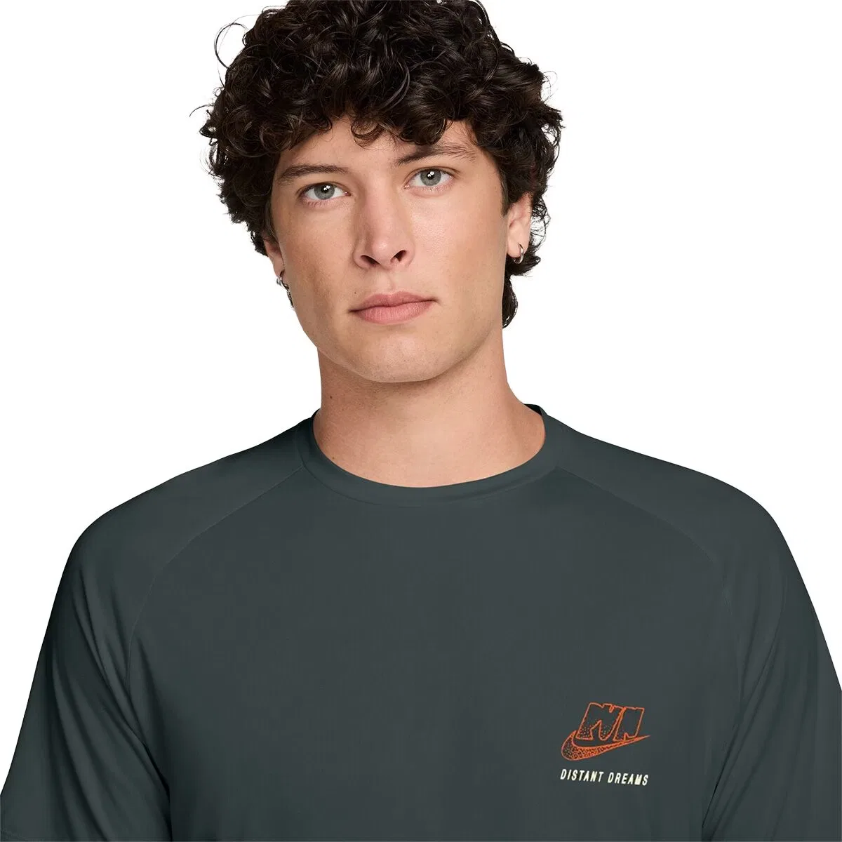 Мужская футболка с принтом Nike Dri-FIT ADV Distant Dreams T-Shirt, Black Spruce — фото 2