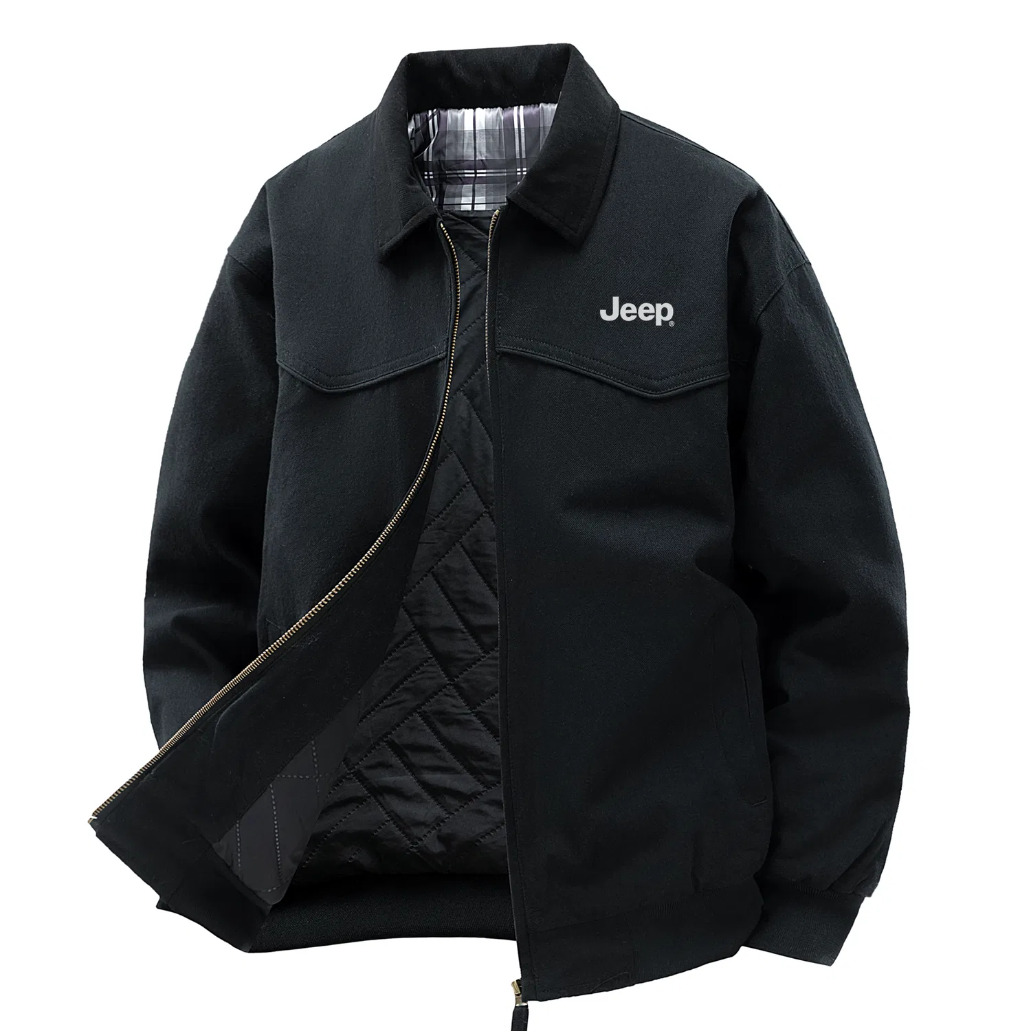Детская куртка рабочего стиля Jeep, Black Padded