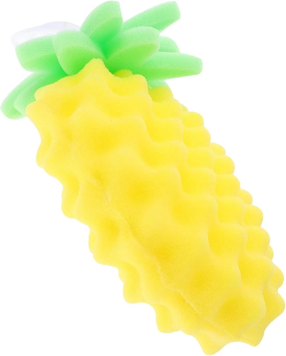 Мочалка для купания Ананас, OSOLADY, 1 шт, 17.5 x 13.5 x 4.5 см