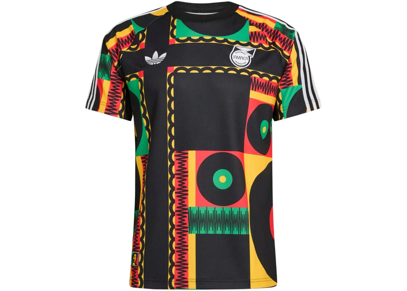 Мужская футболка с принтом Bob Marley Adidas, Multicolor