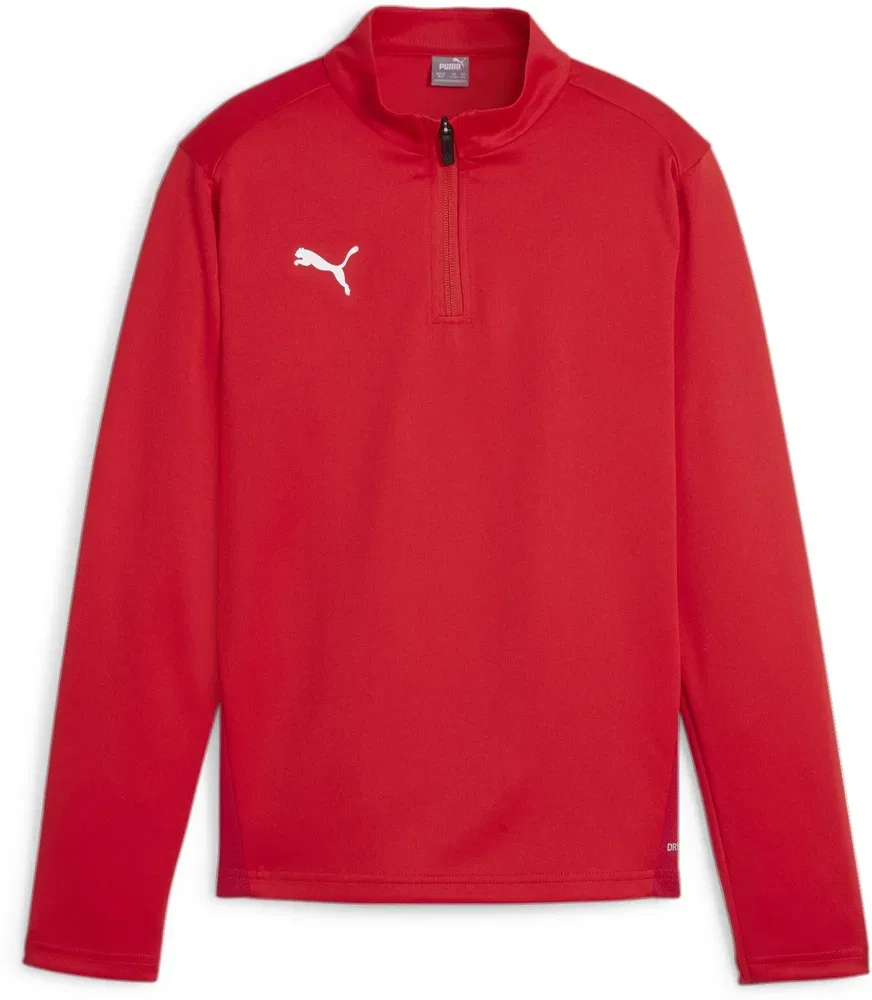Тренировочное топ с четвертью замком, Puma, красный
