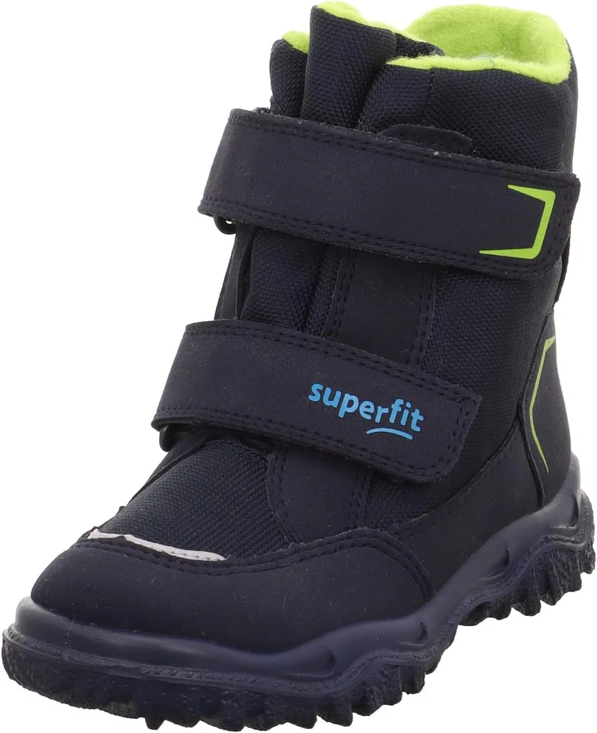 Детские ботинки для мальчиков утепленные с мембраной Sympatex Superfit, Blue Light Green