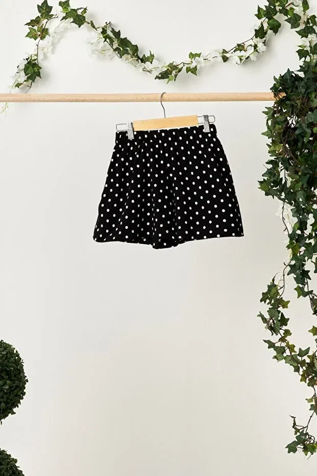 Детские шорты для девочек хлопковые Sportswear Babygiz, Black And White — фото 3