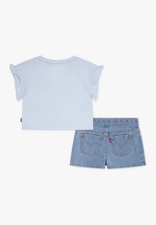 Комплект из джинсовых шорт и джинсовой ткани с плиссировкой Lvg ss Levi'S — фото 2