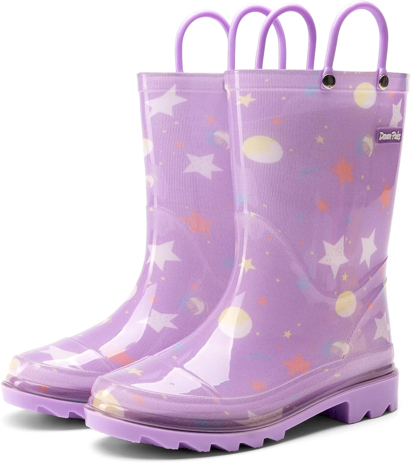 Детские сапоги дождевые водонепроницаемые DREAM PAIRS, Purple