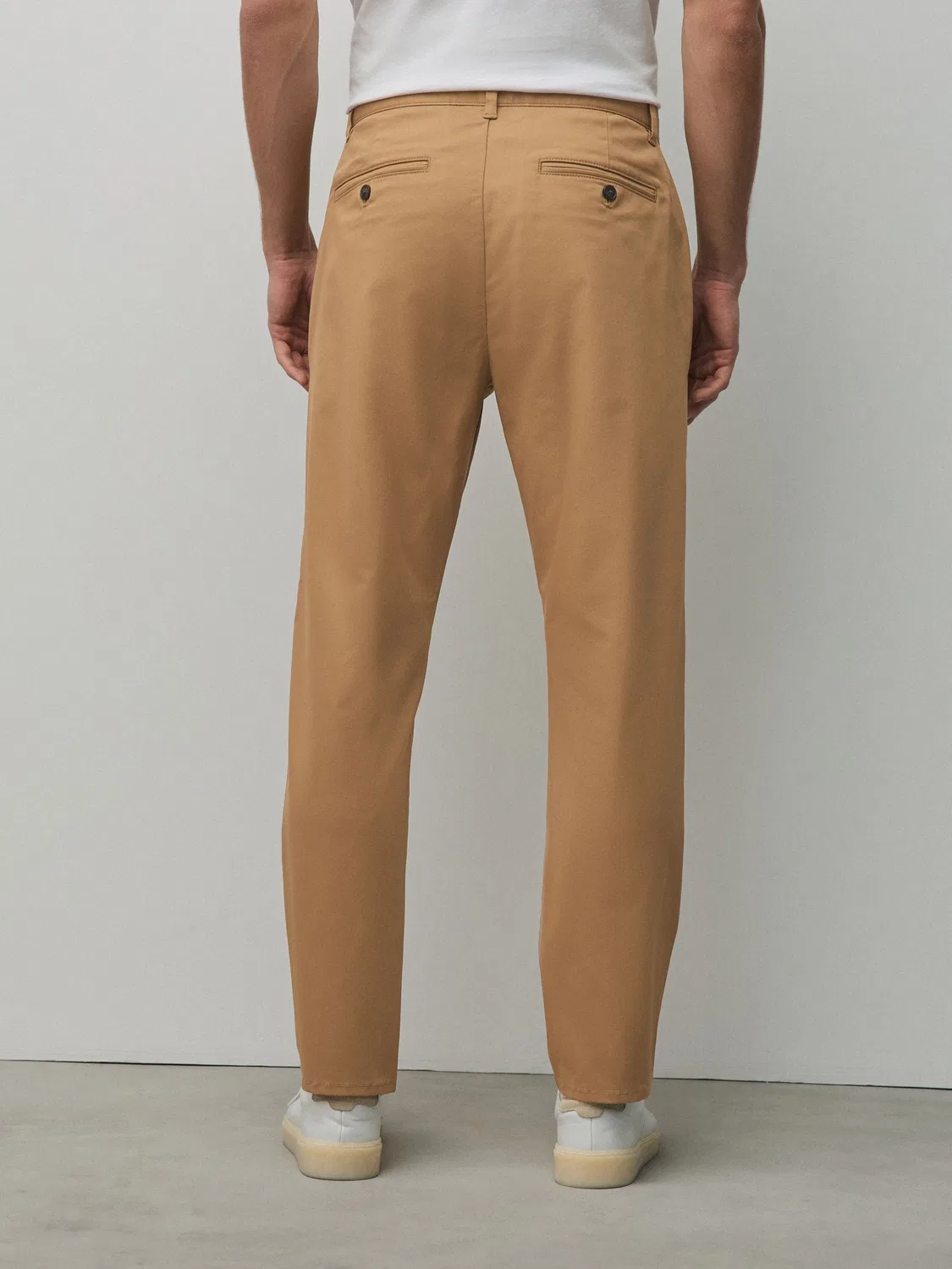 Брюки чинос Slim Fit Ochre Yellow Next — фото 4