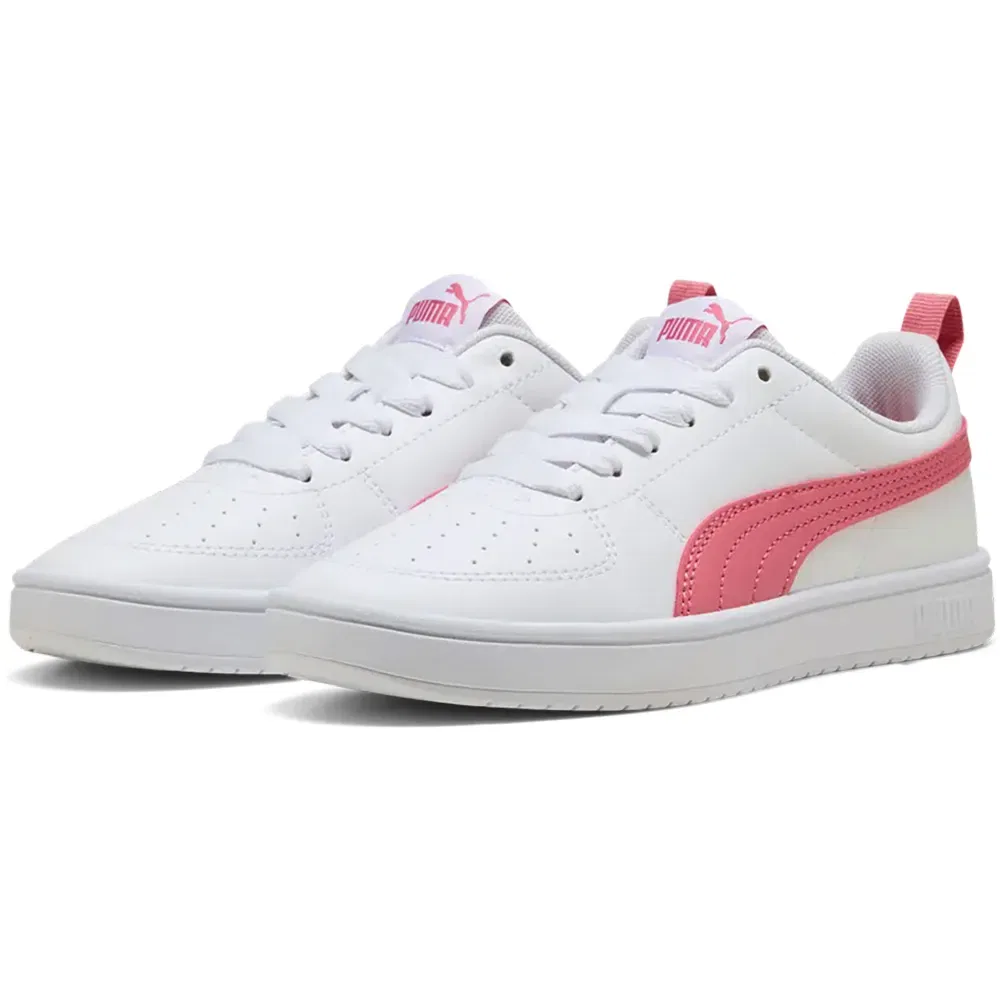 Детские кроссовки для девочек с низким берцем Puma Rickie Jr, White — фото 2