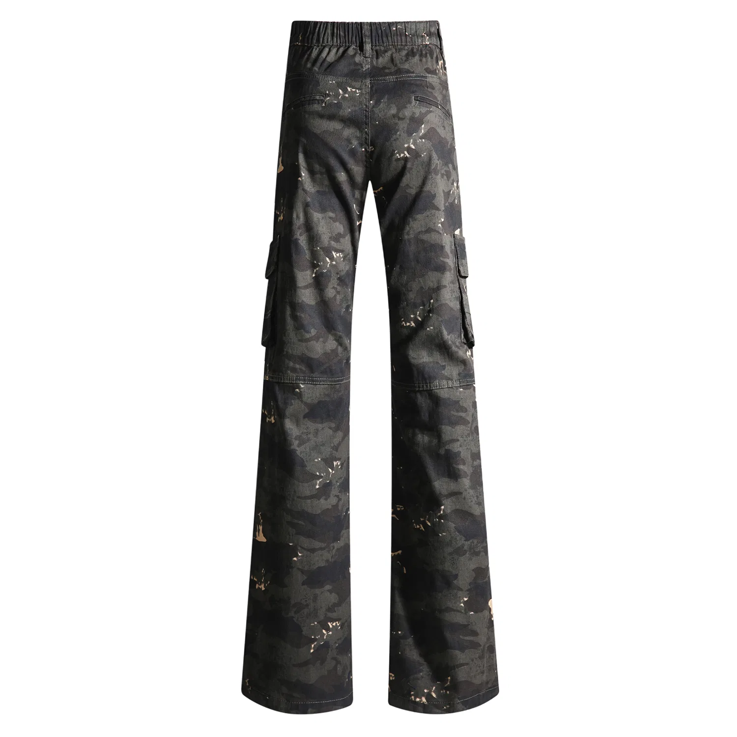 Детские джинсы карго с принтом камуфляж Slim Fit MostwantedLab, Camouflage — фото 3