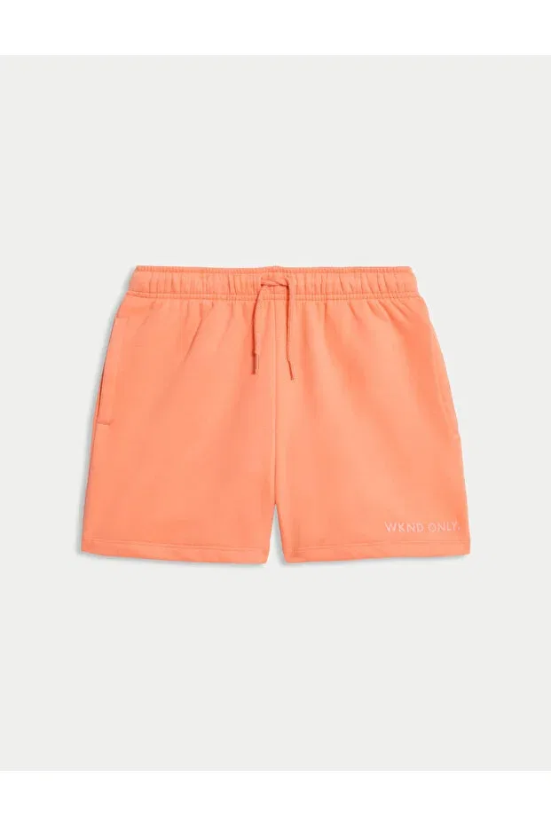 Детские шорты для девочек хлопковые Marks & Spencer, Orange
