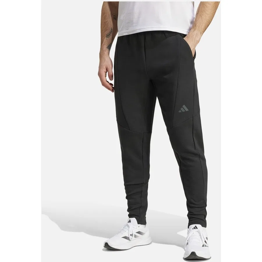 Спортивные брюки для фитнеса adidas Designed for Training Knit Regular-Fit, Черный