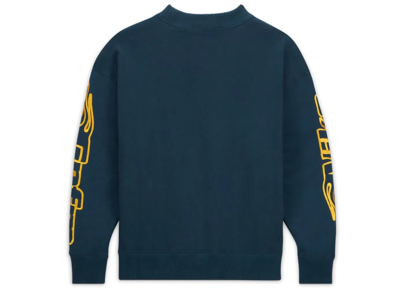 Мужской свитшот из флиса с принтом Nike x Cactus Plant Flea Market Socks Fleece Crewneck Sweatshirt, Dark Green — фото 2