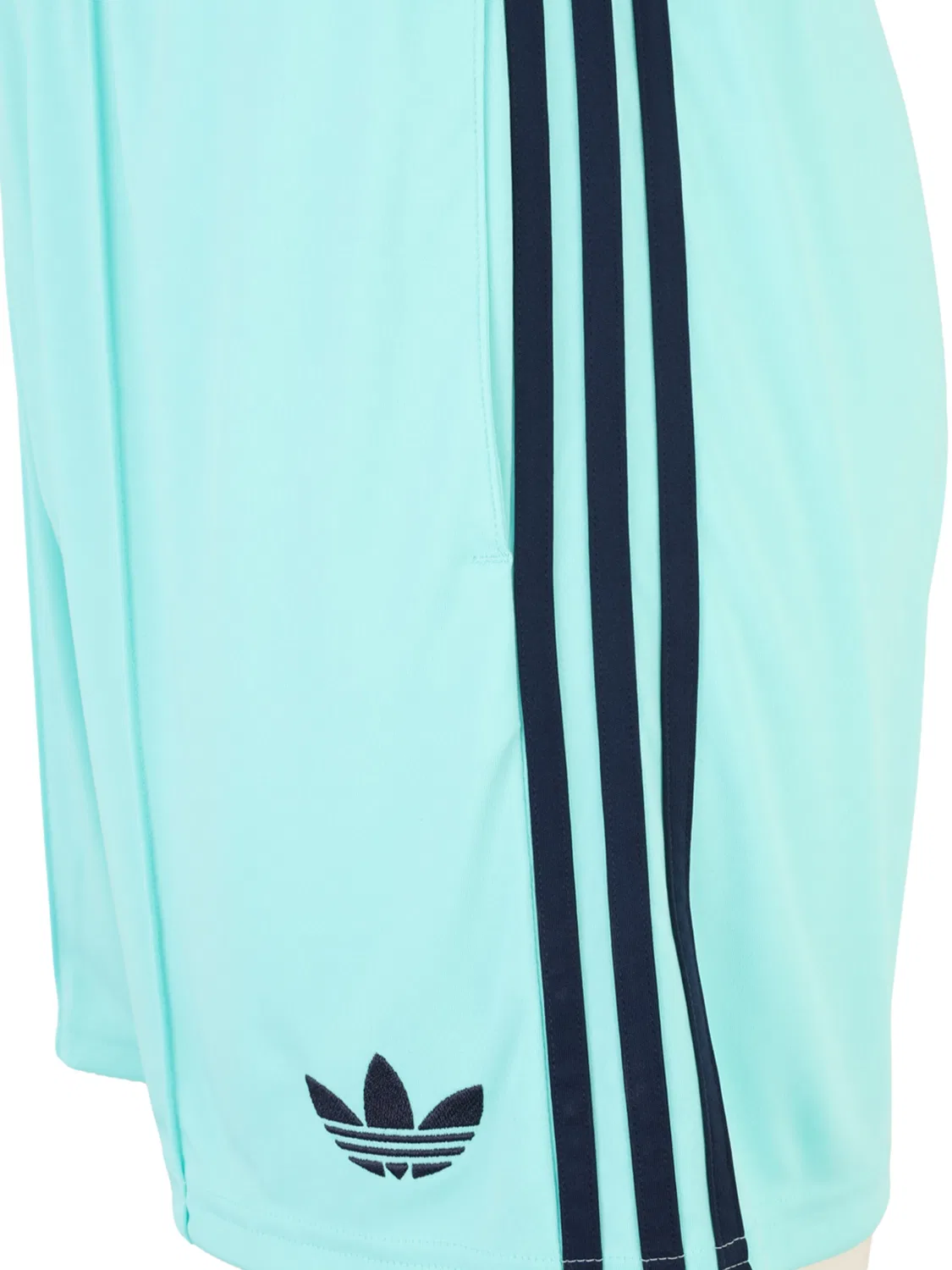 Спортивные шорты Adidas Performance Regular Workout Pants DFB в темно-синем и бирюзовом цветах — фото 3