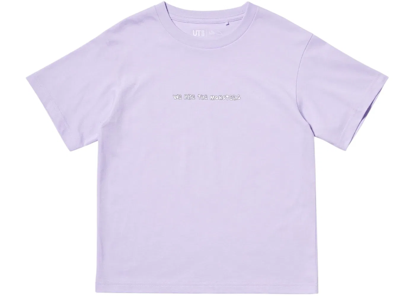 Детская футболка с принтом Uniqlo x POP MART THE MONSTERS Kids UT Graphic, Purple