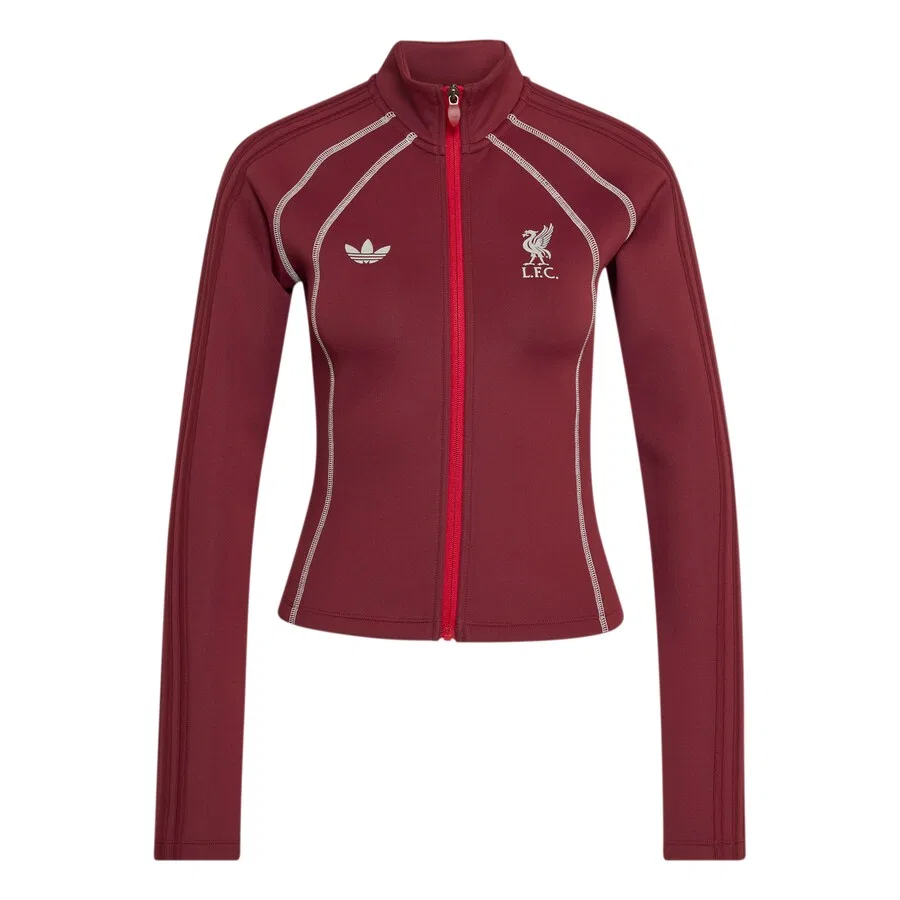 Тренировочная куртка ADIDAS PERFORMANCE 'LFC SPACER' бордового цвета
