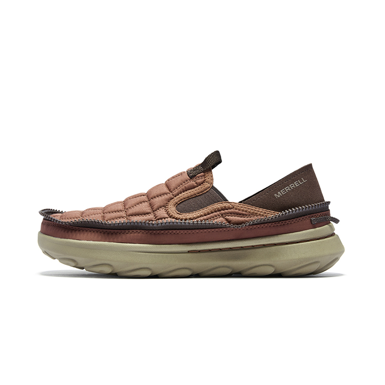 

MERRELL Мужские повседневные кроссовки Hut Moc 2 Breathable Lightweight Low Top, кирпично-красно-коричневые