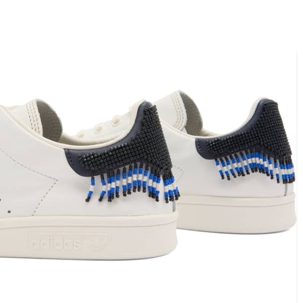 Adidas X clot stan smith by ec кроссовки, белый & night темно-синий — фото 4