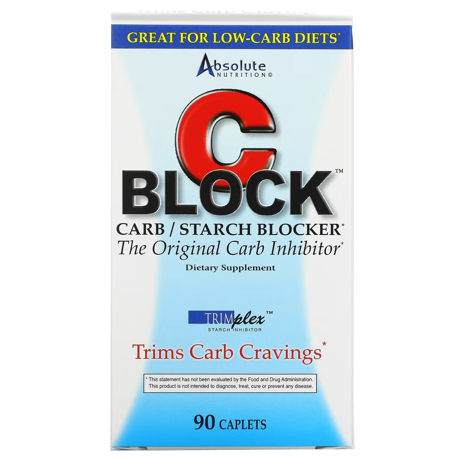 

Блокатор Углеводов и Крахмала Absolute Nutrition Cblock, 90 капсул
